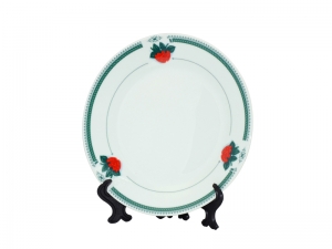 7.5&quot; Rim Plates(Green strawberry)