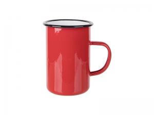 15oz/450ml Enamel Mug (Red) MOQ:2000pcs