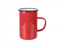 15oz/450ml Enamel Mug (Red) MOQ:2000pcs