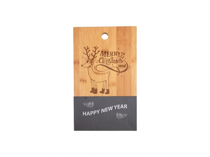 Bamboo with Slate Cutting Board (Rect,18*30cm)