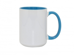 15oz Inner Rim Color - Light Blue