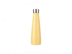 14oz/420ml Stainless Steel Pyramid Shaped Bottle (Yellow)