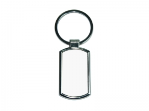 Round Corner Square Key Ring