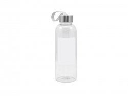 420ml Glass Bottle with Square White Patch