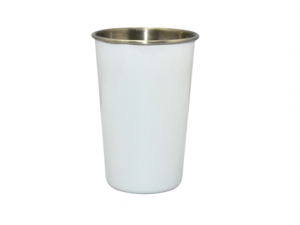 17oz/500ml Stainless Steel Tumbler (White)