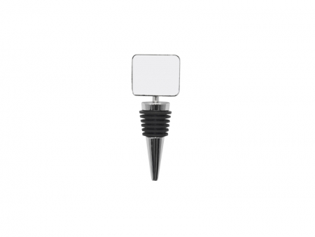 Wine Bottle Stopper (Metal, Square)