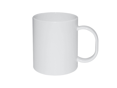 Taza Plástico Blanca Sublimación