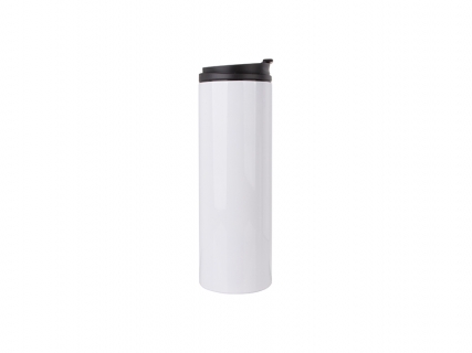 16oz/500ml Stainless Steel Flask (White) MOQ: 1000