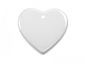 3&quot; Heart Ornament with Hole