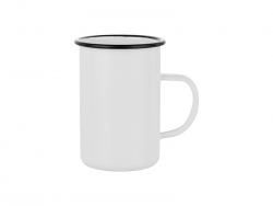 15oz/450ml Enamel Mug (White)