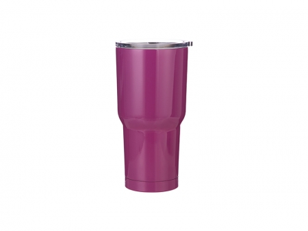 30oz Stainless Steel Tumbler (Purple)