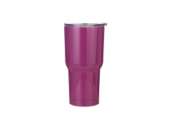 30oz Stainless Steel Tumbler (Purple)