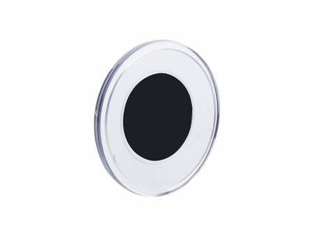 Acrylic Magnetic Back Photo Frame (Round,Φ6.5cm)