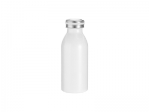12oz/350ml Stainless Steel Milk Bottle (White)